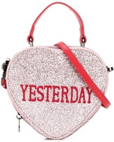 Thumbnail for your product : Alberta Ferretti Kids Yesterday glittered heart bag