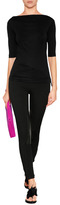 Thumbnail for your product : Ralph Lauren Black Label Cotton Boatneck Top in Black
