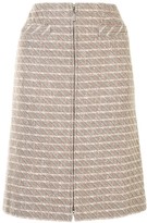 Thumbnail for your product : Chanel Pre Owned Woven Straight-Fit Skirt