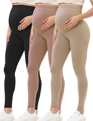 Buttergene Women's Maternity Leggings Over The Belly Maternity Yoga Pants  Workout Pregnancy Leggings - ShopStyle