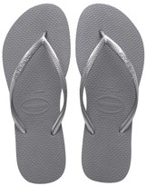 Thumbnail for your product : Havaianas Silver Slim Flip Flops