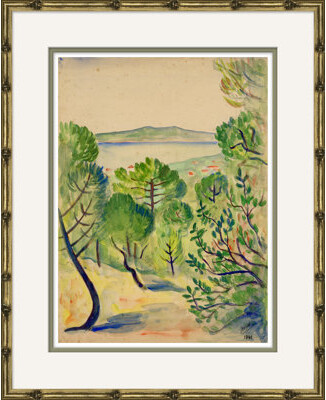 Soicher Marin Primitive Landscape - Small - Picture Frame Painting Print