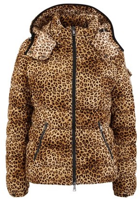 moncler leopard puffer