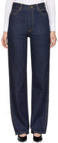 Calvin Klein 205W39NYC - Jean droit à taille haute bleu
