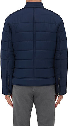 Barneys New York MEN'S CHANNEL-QUILTED MOTO JACKET