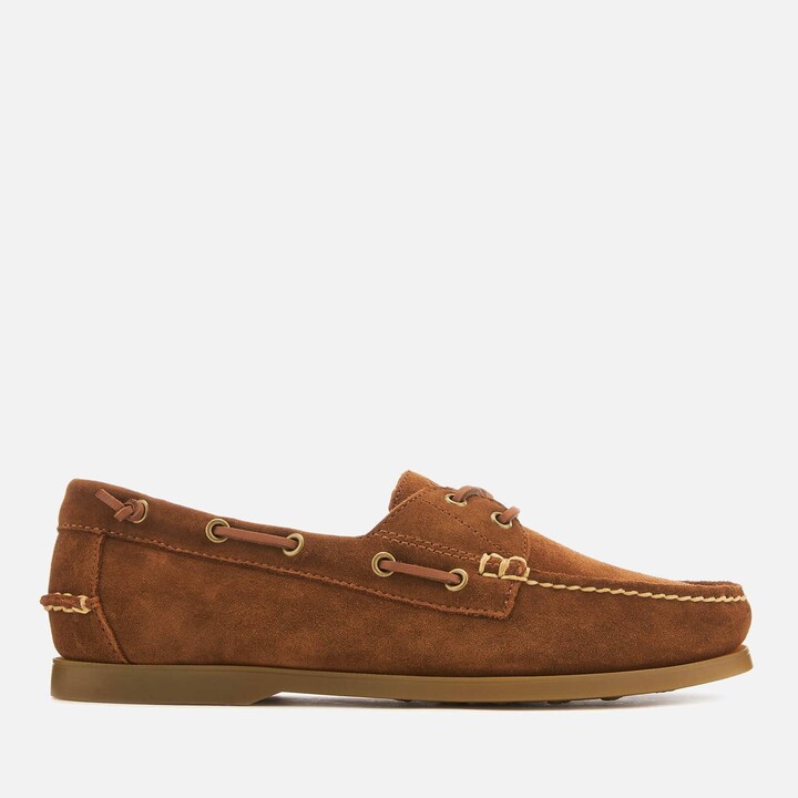 ralph lauren black boat shoes