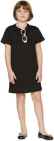 Thumbnail for your product : Versace Kids Black Embellished Medusa T-Shirt Dress