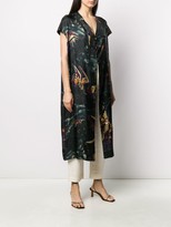 Thumbnail for your product : Romeo Gigli Pre-Owned 1990s Angel Print Maxi Top