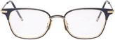Thumbnail for your product : Thom Browne Navy TB107 Glasses