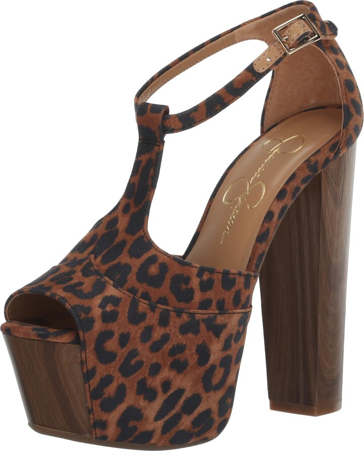 Jessica Simpson Women's Dany T-Strap Platform Sandal Wedge