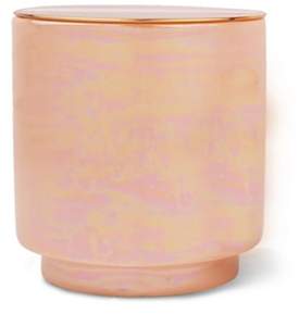 Paddywax 'Glow' Rosewater And Coconut Iridescent Ceramic Scented Candle 17Oz