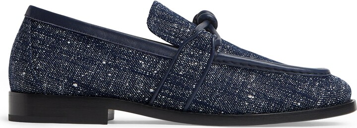 Bottega Veneta Denim Astaire Loafers