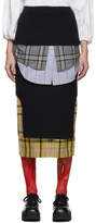 Thumbnail for your product : Enfold Navy Layered Skirt