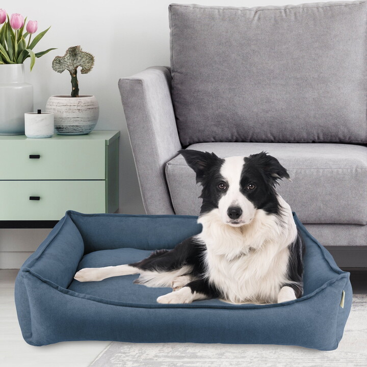 Rover Rest by Arlee Home & Pet Cresent Lounger Orthopedic Eco-Friendly Memory Foam Pet Bed
