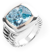 Thumbnail for your product : David Yurman Albion Blue Topaz Ring