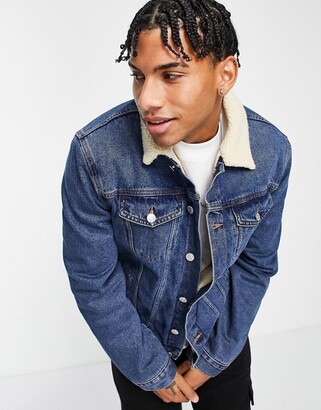 New Look Blue Men's Denim Jackets | Shop the world's largest collection of  fashion | ShopStyle UK