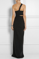 Thumbnail for your product : Michael Kors One-shoulder stretch-wool gown