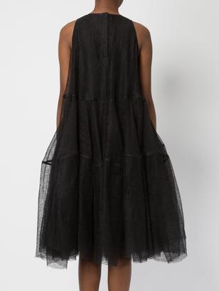 Rick Owens tulle layered tiered dress