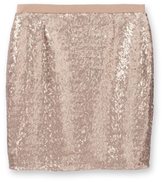 Thumbnail for your product : Balsamik Gold-Coloured Sequined Skirt with Elasticated Waist