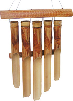 Cohasset Gifts & Garden Whisper Harmony Bamboo Wind Chime