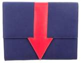 Thumbnail for your product : Lisa Perry Bicolor Arrow Clutch