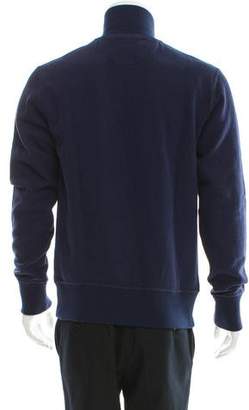 Michael Bastian Quilted Half-Zip Sweater