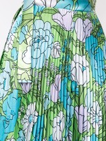 Thumbnail for your product : Richard Quinn Floral Pleated Skirt