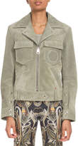 Thumbnail for your product : Chloé Zip-Front Suede Moto Jacket