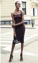 Thumbnail for your product : Express Stretch Lace Midi Tube Dress