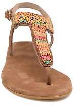 Coolway Women's Miami T Bar Sandals In Brown - Size Uk 4.5 / Eu 38