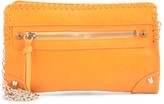 Thumbnail for your product : Melie Bianco Deena clutch with woven edge and chain
