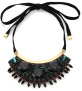 Thumbnail for your product : Marni Horn & Crystal Bib Necklace