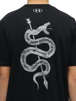 Thumbnail for your product : Under Armour Project Rock Snake Cotton Blend T-shirt