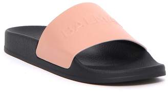 Balmain Calypso Leather Slides