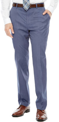Jf J.Ferrar JF Birdseye Flat-Front Suit Pants - Classic Fit