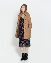 Thumbnail for your product : Zara 29489 Large Hooded Duffel Coat