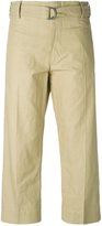 Thumbnail for your product : Isabel Marant cropped trousers - women - Cotton/Linen/Flax - 40