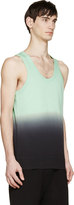Thumbnail for your product : Y-3 Black & Green Ombré Zipped Tank Top