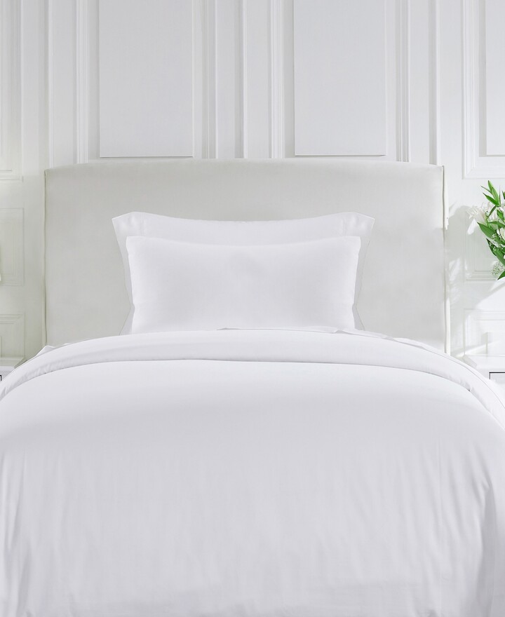 California Design Den Luxury Duvet Cover Only - 400 Thread Count 100% Cotton Sateen Comforter Cover, Button Closure and Corner Ties by Twin/Twin Xl