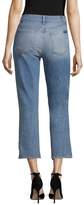 Thumbnail for your product : 7 For All Mankind Edie Embellished Straight-Leg Jeans
