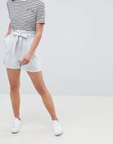Thumbnail for your product : ASOS Design Tailored Linen Casual Short With Tie Waist