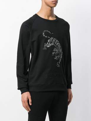 Pierre Balmain tiger print sweatshirt