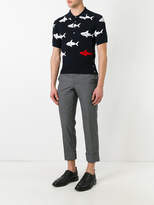Thumbnail for your product : Thom Browne shark slim-fit polo shirt