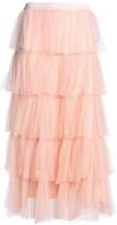 Thumbnail for your product : Emilio De La Morena Tiered Silk-blend Tulle Maxi Skirt