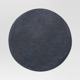 Thumbnail for your product : Threshold 15" Round Faux Leather Decorative Charger
