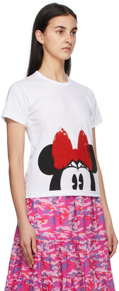 COMME DES GARÇONS GIRL White Disney Edition Minnie Mouse Eyes T-Shirt