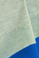 Thumbnail for your product : Mason by Michelle Mason Silk-paneled cashmere sweater