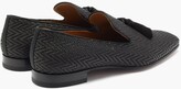 Thumbnail for your product : Christian Louboutin Officialito Tassel Chevron-woven Loafers