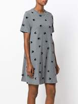 Thumbnail for your product : McQ flocked swallow dress