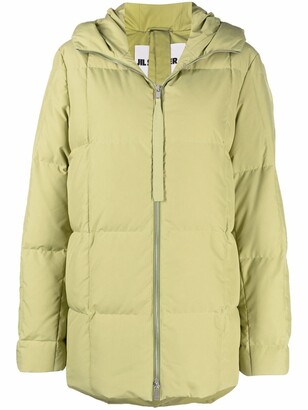 Jil Sander Quilted Hooded Puffer Jacket